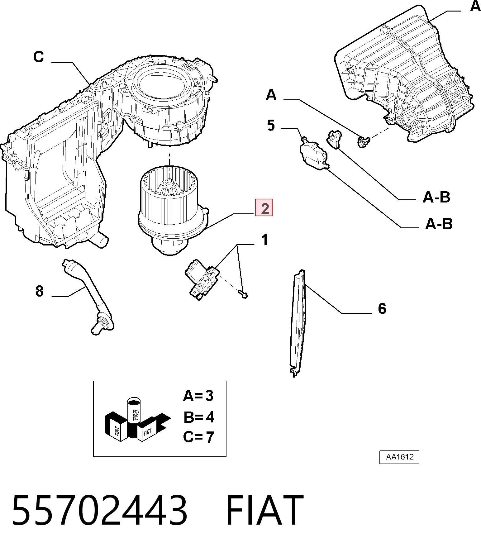 55702443 Fiat/Alfa/Lancia