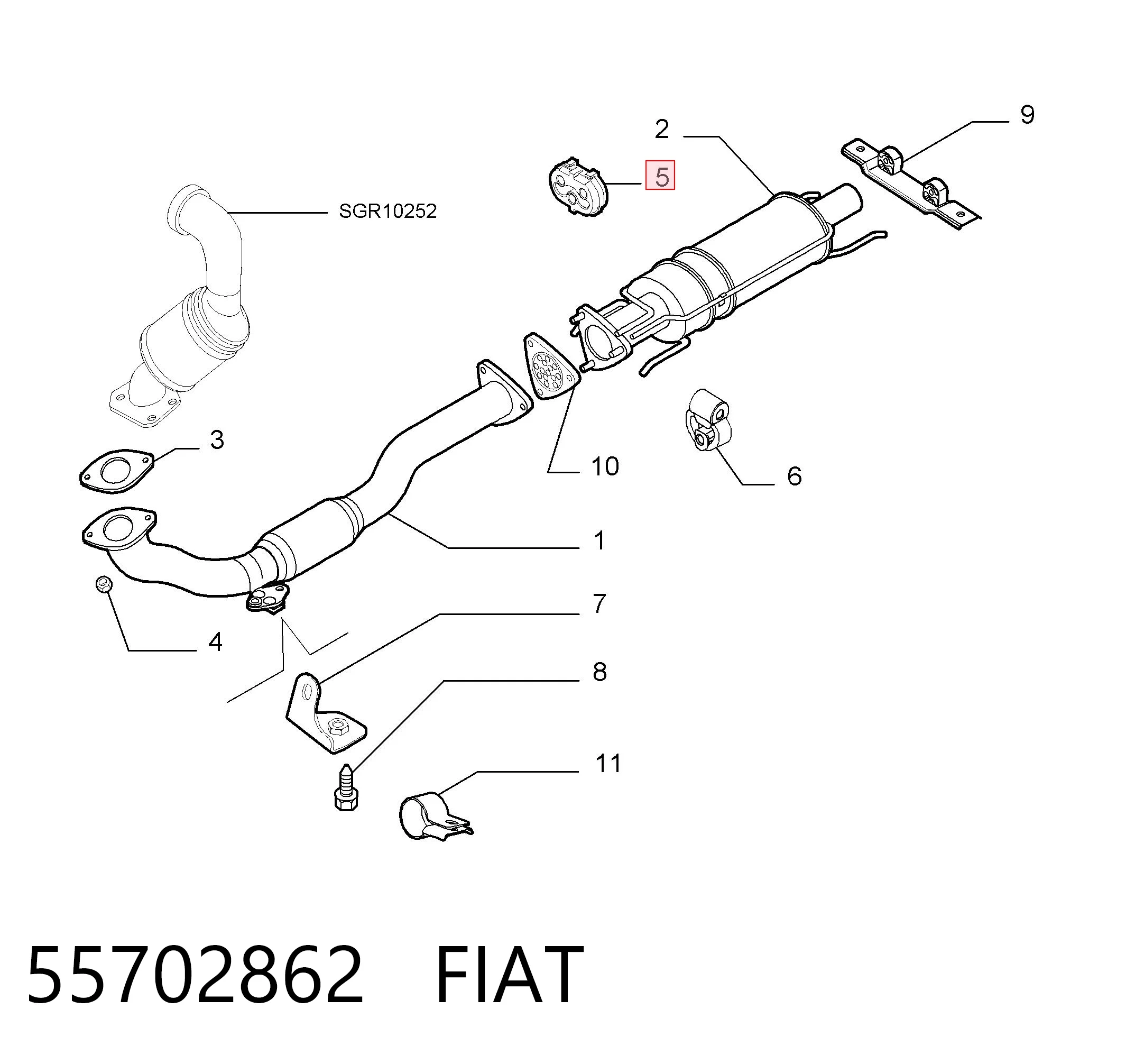 55702862 Fiat/Alfa/Lancia