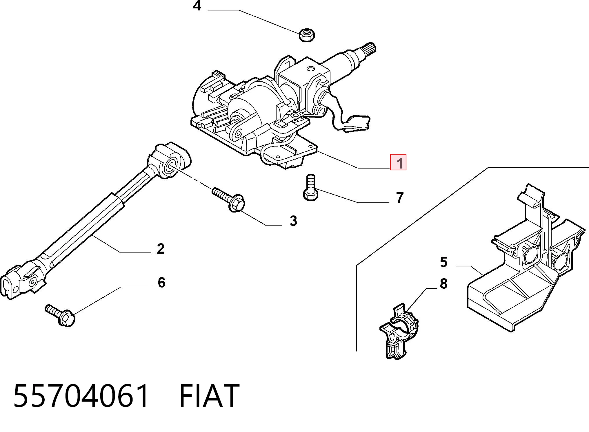 55704061 Fiat/Alfa/Lancia