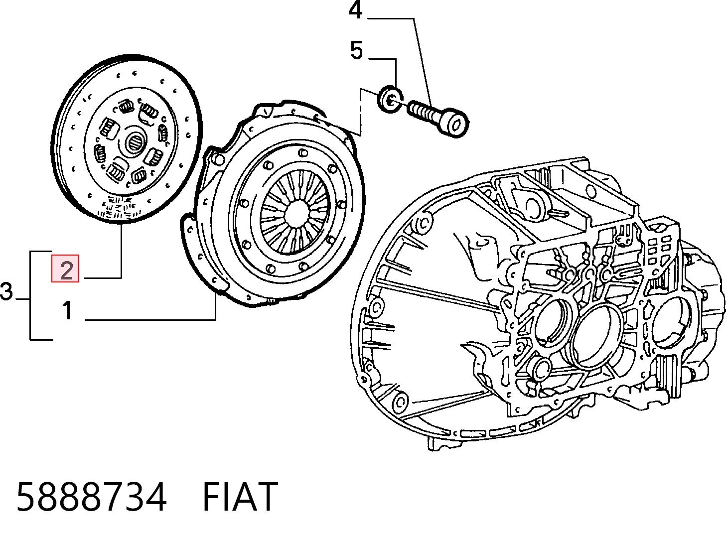 5888734 Fiat/Alfa/Lancia