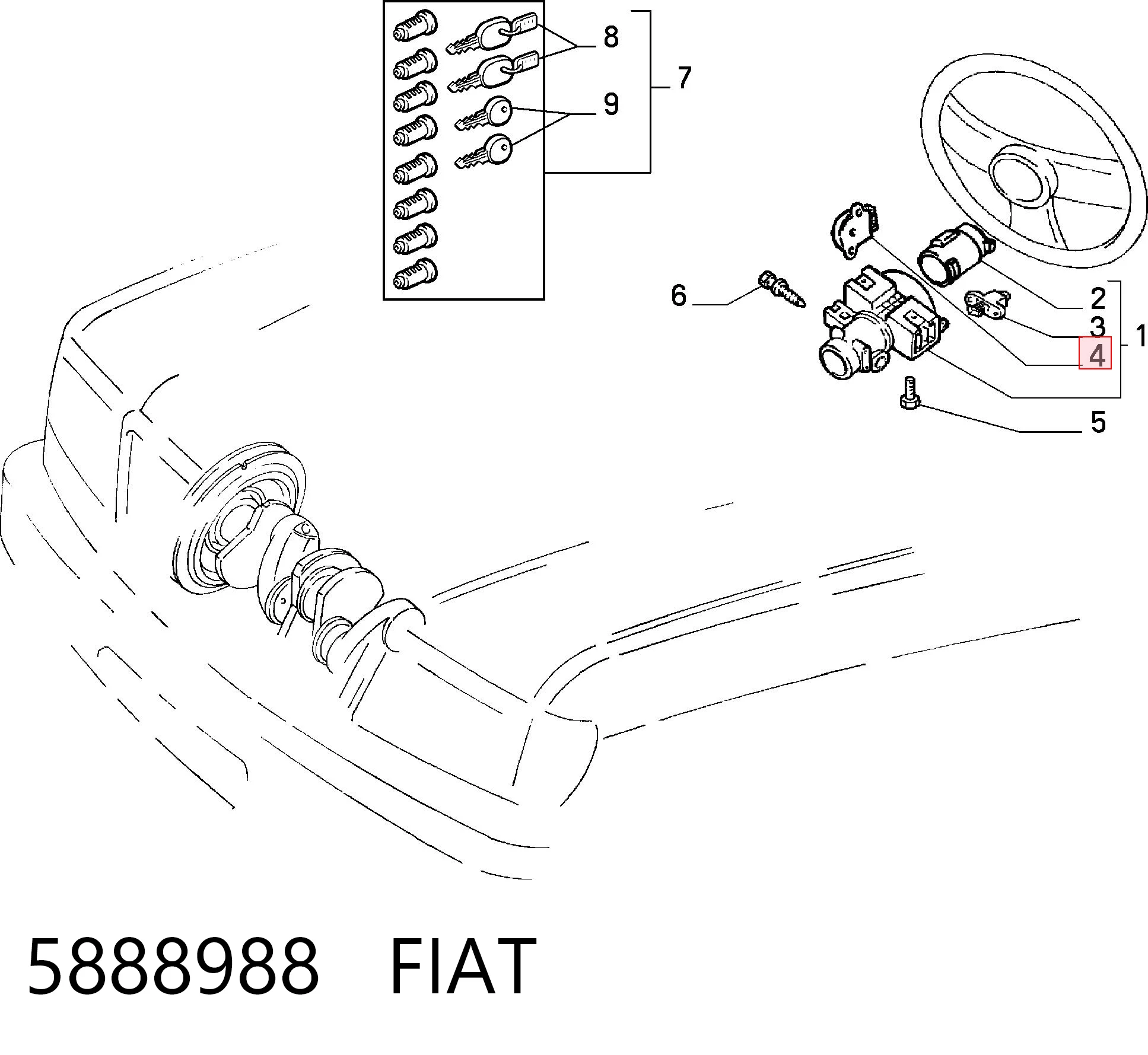 5888988 Fiat/Alfa/Lancia