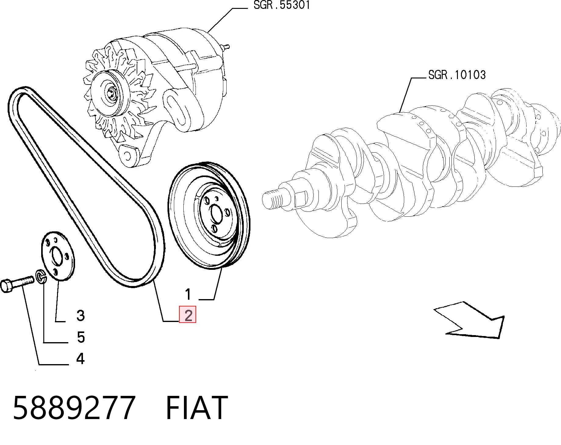 Correia dos conjuntos de transmissão para Volkswagen Polo II 86C