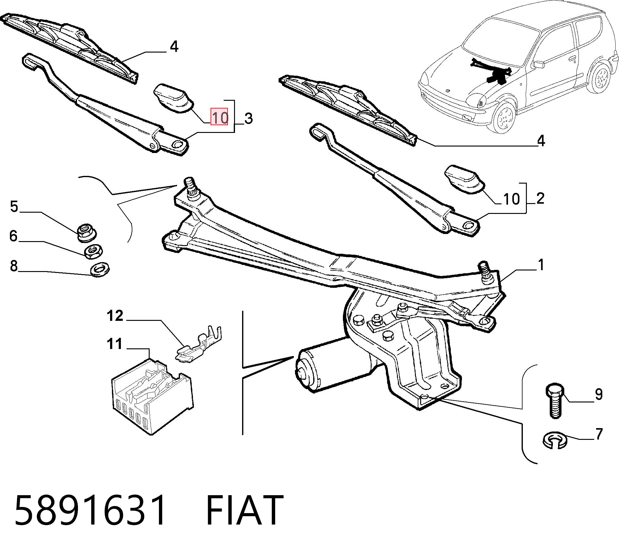 5891631 Fiat/Alfa/Lancia