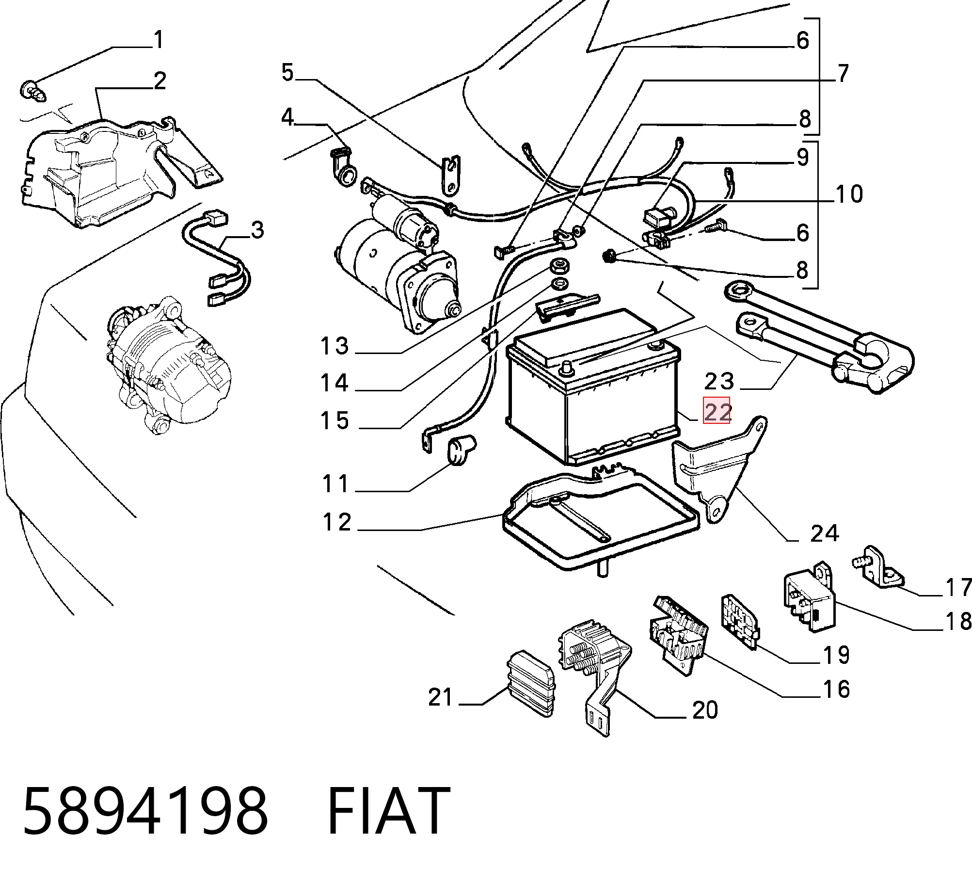 5894198 Fiat/Alfa/Lancia