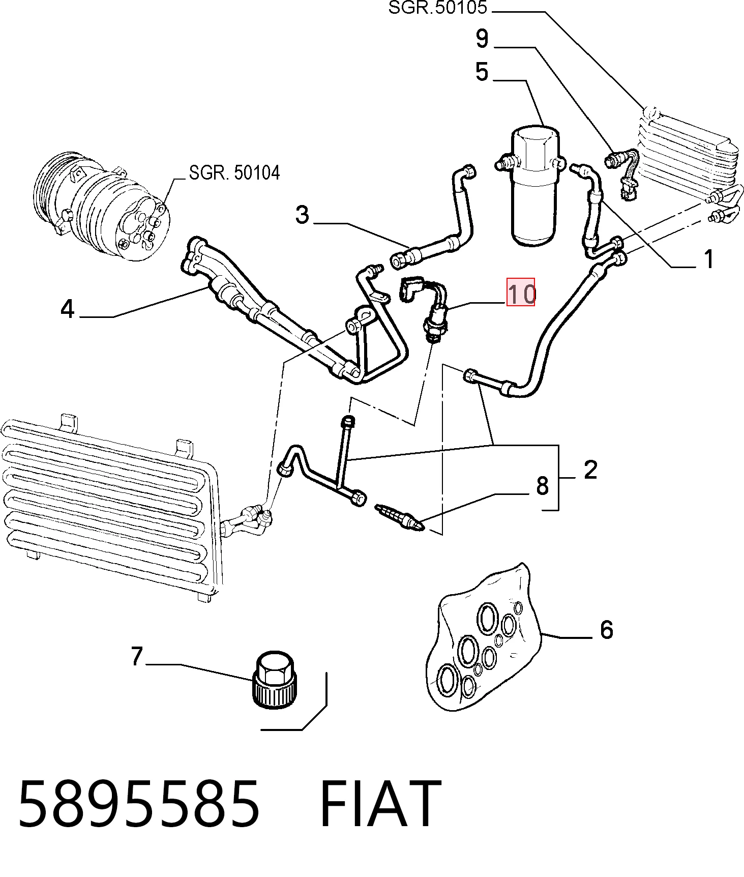 5895585 Fiat/Alfa/Lancia