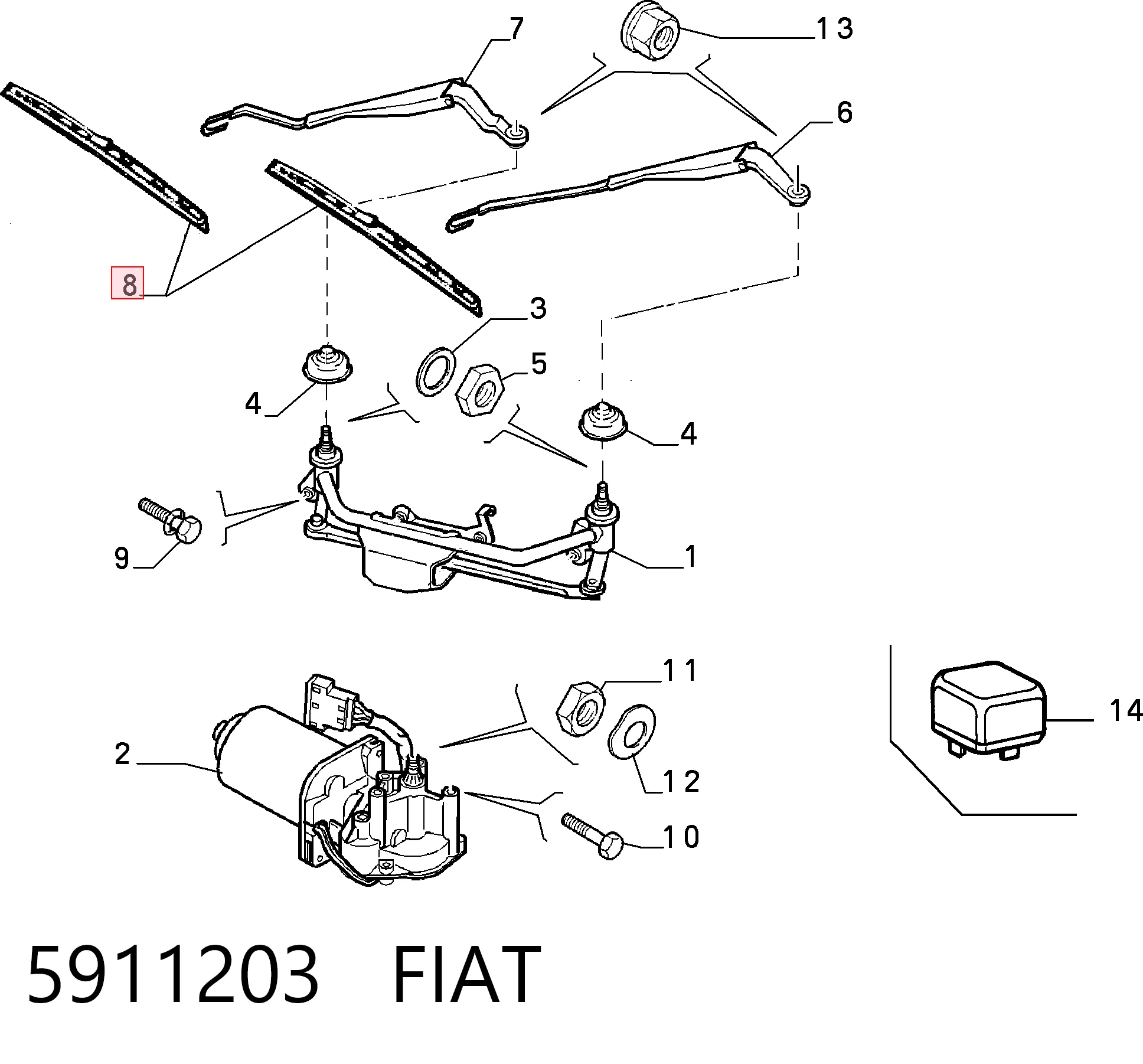5911203 Fiat/Alfa/Lancia