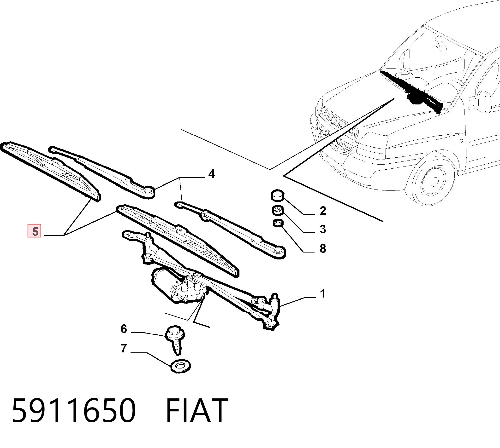 5911650 Fiat/Alfa/Lancia