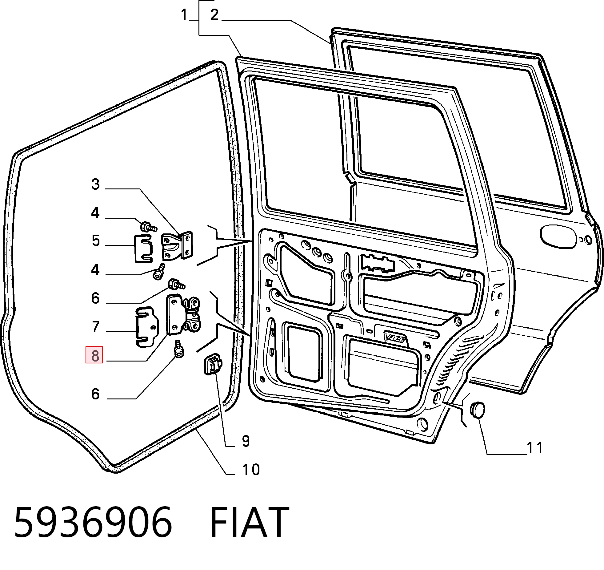 5936906 Fiat/Alfa/Lancia