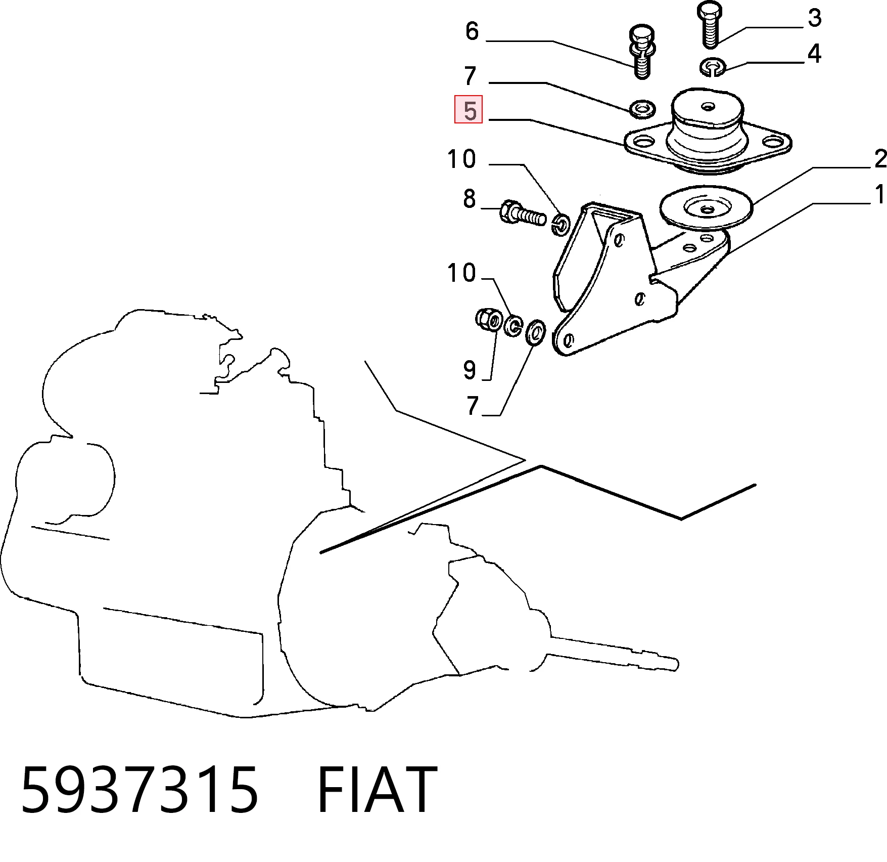 5937315 Fiat/Alfa/Lancia