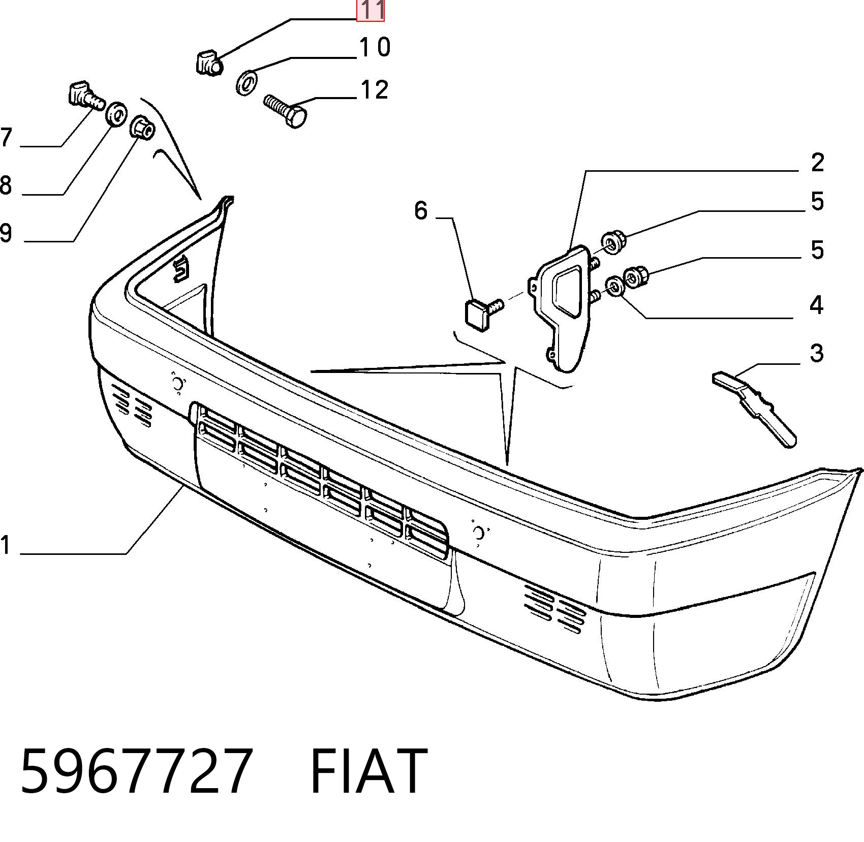 5967727 Fiat/Alfa/Lancia