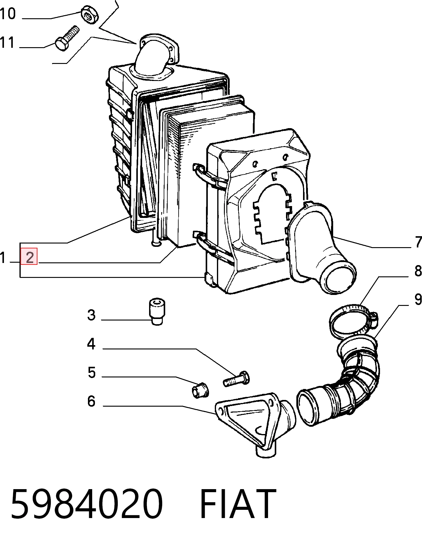 5984020 Fiat/Alfa/Lancia