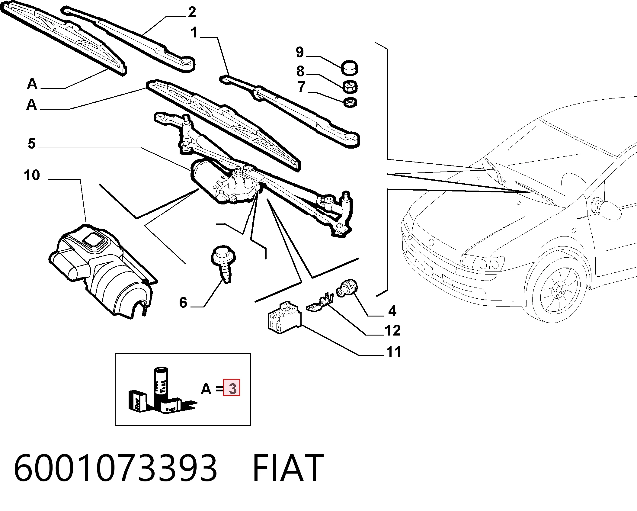 6001073393 Fiat/Alfa/Lancia