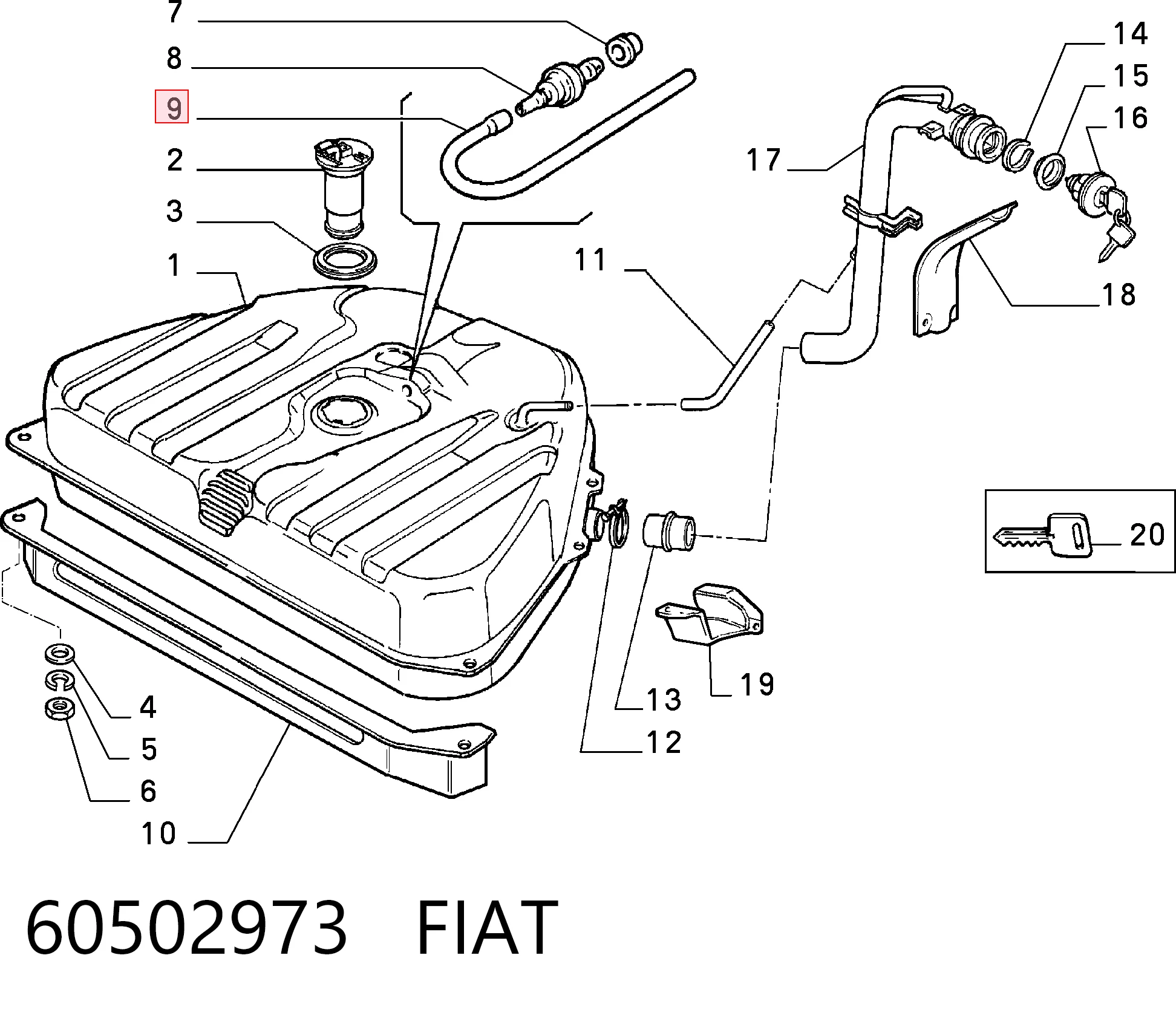 60502973 Fiat/Alfa/Lancia