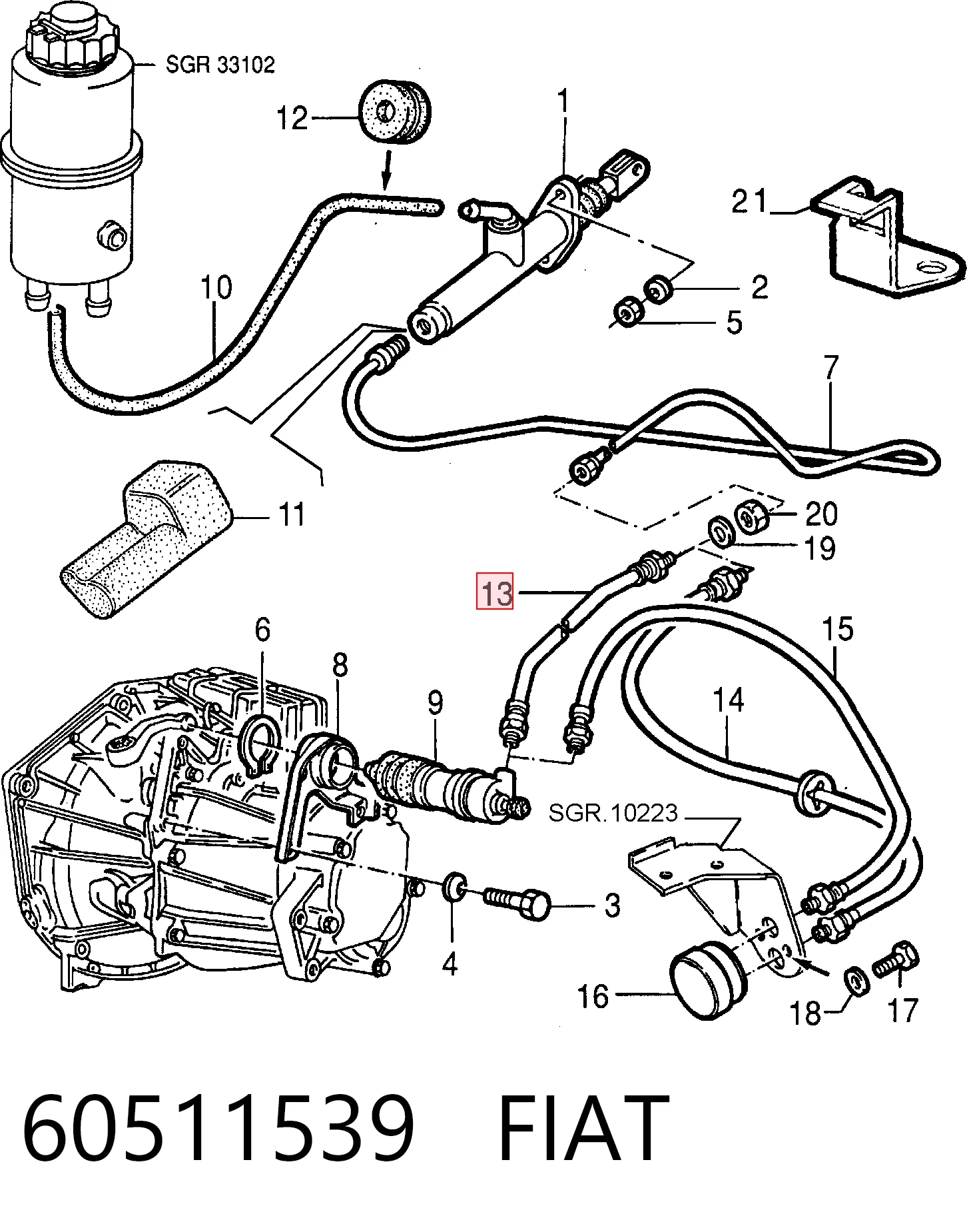 60511539 Fiat/Alfa/Lancia