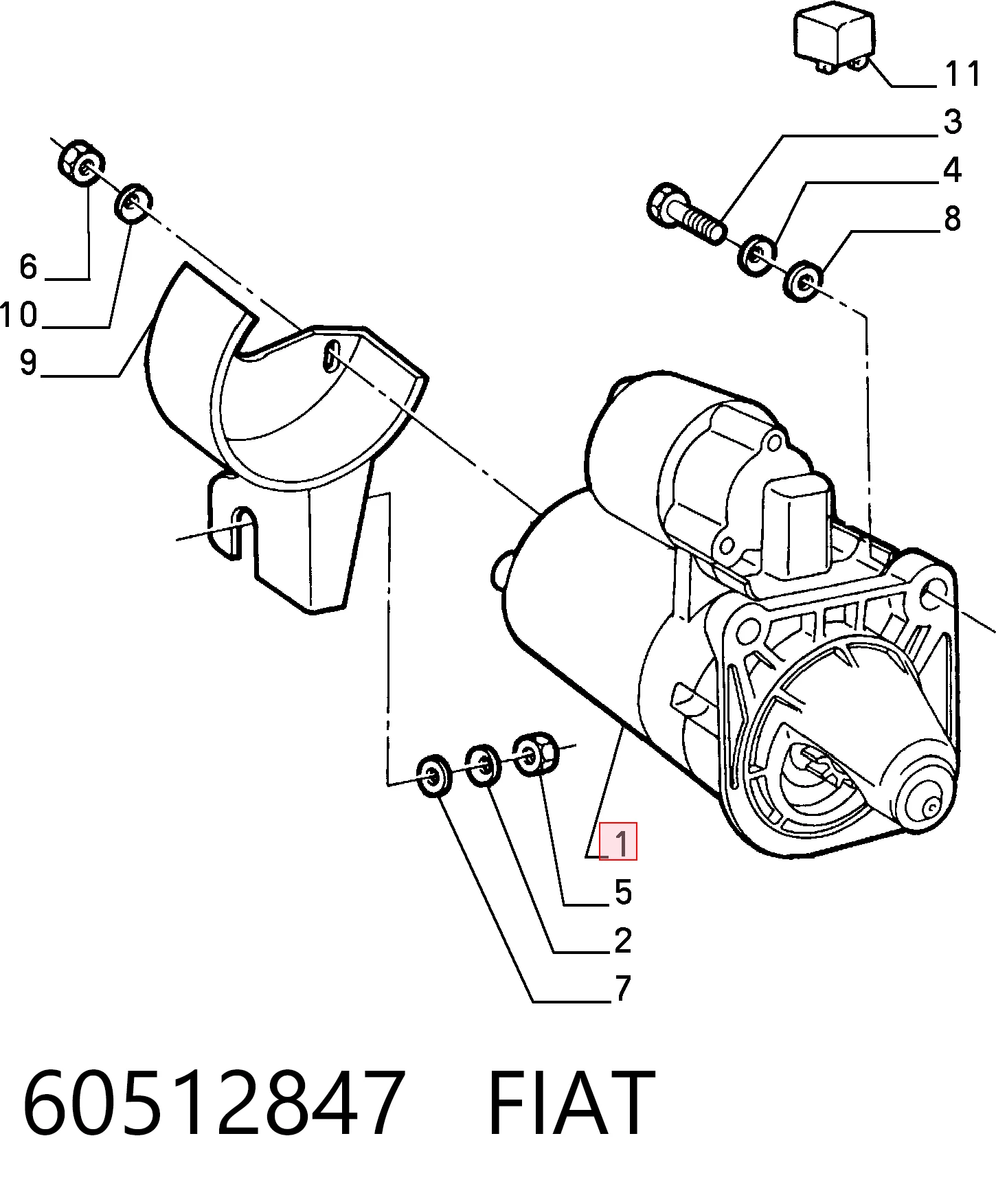 60512847 Fiat/Alfa/Lancia