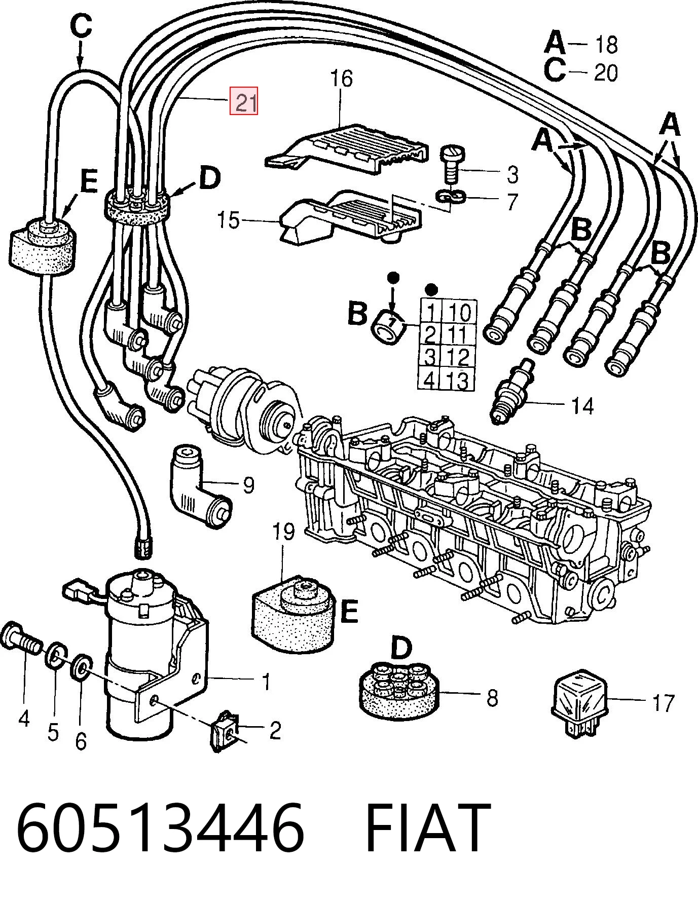 60513446 Fiat/Alfa/Lancia