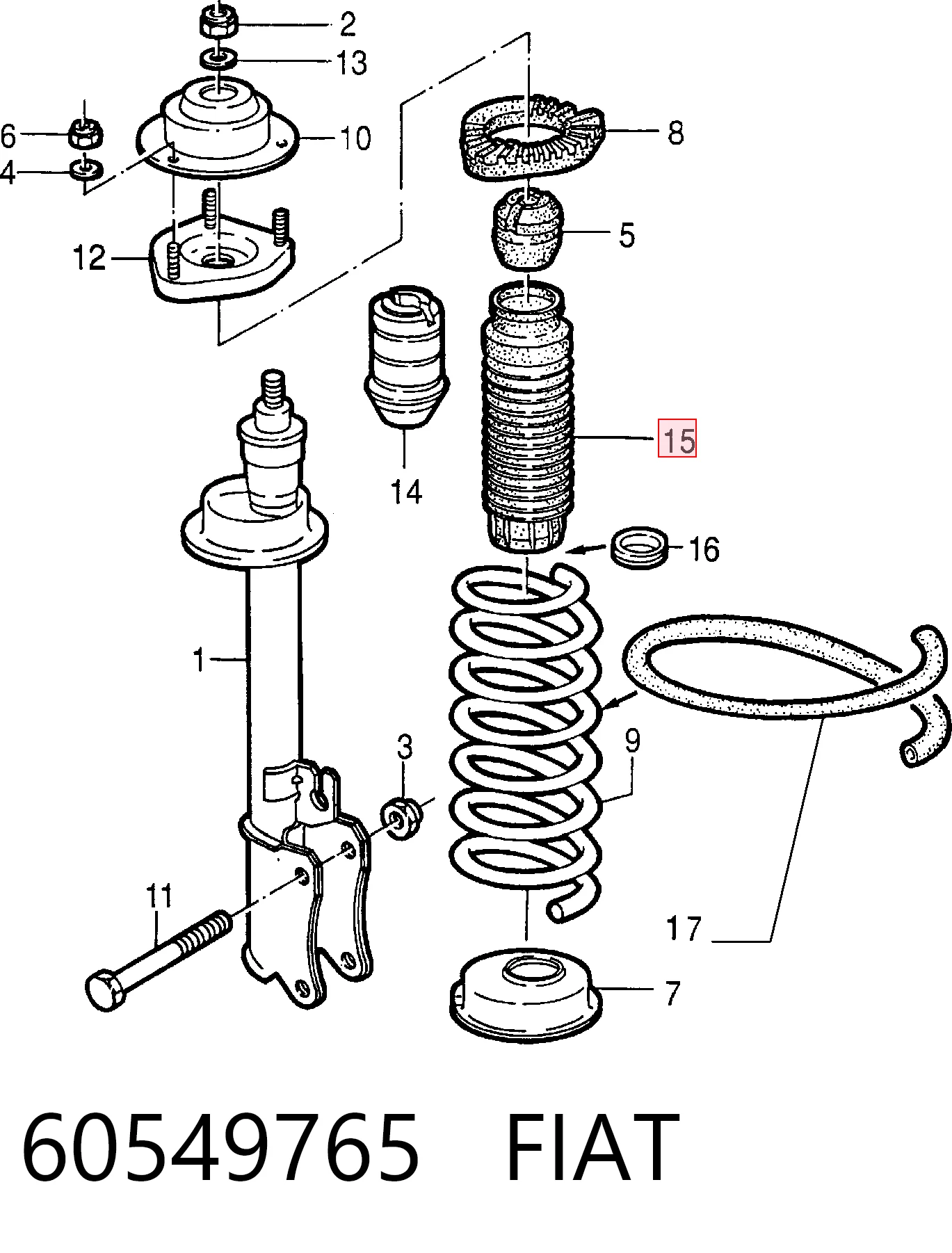 60549765 Fiat/Alfa/Lancia