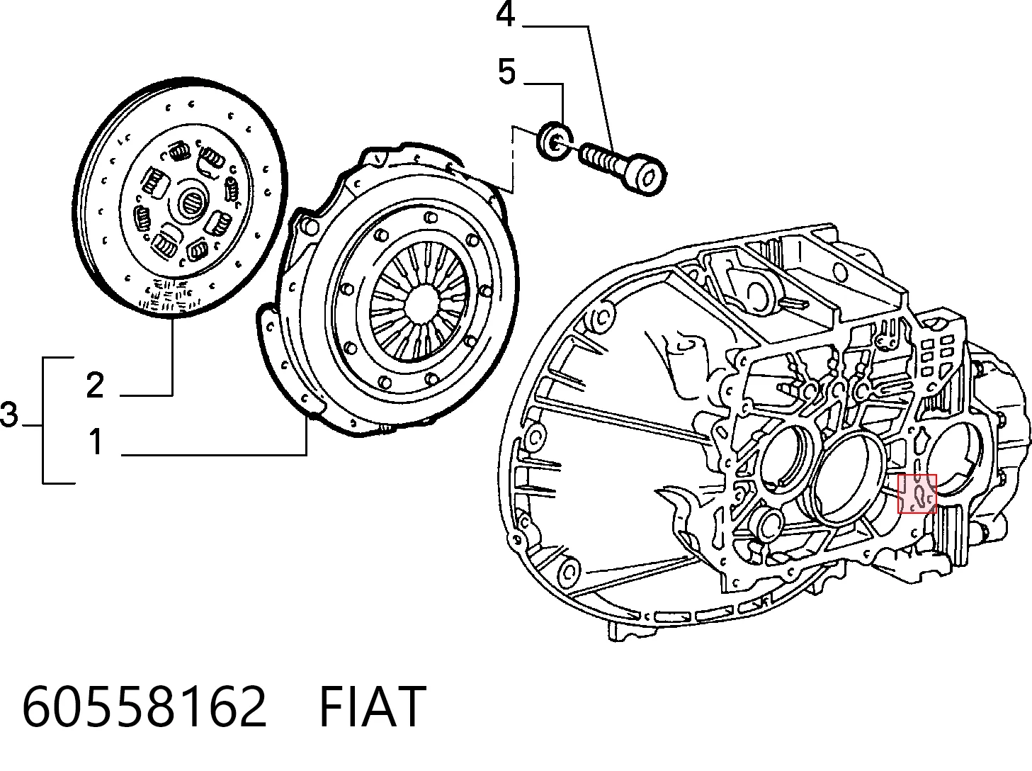 Cesta de embraiagem para Alfa Romeo 146  930