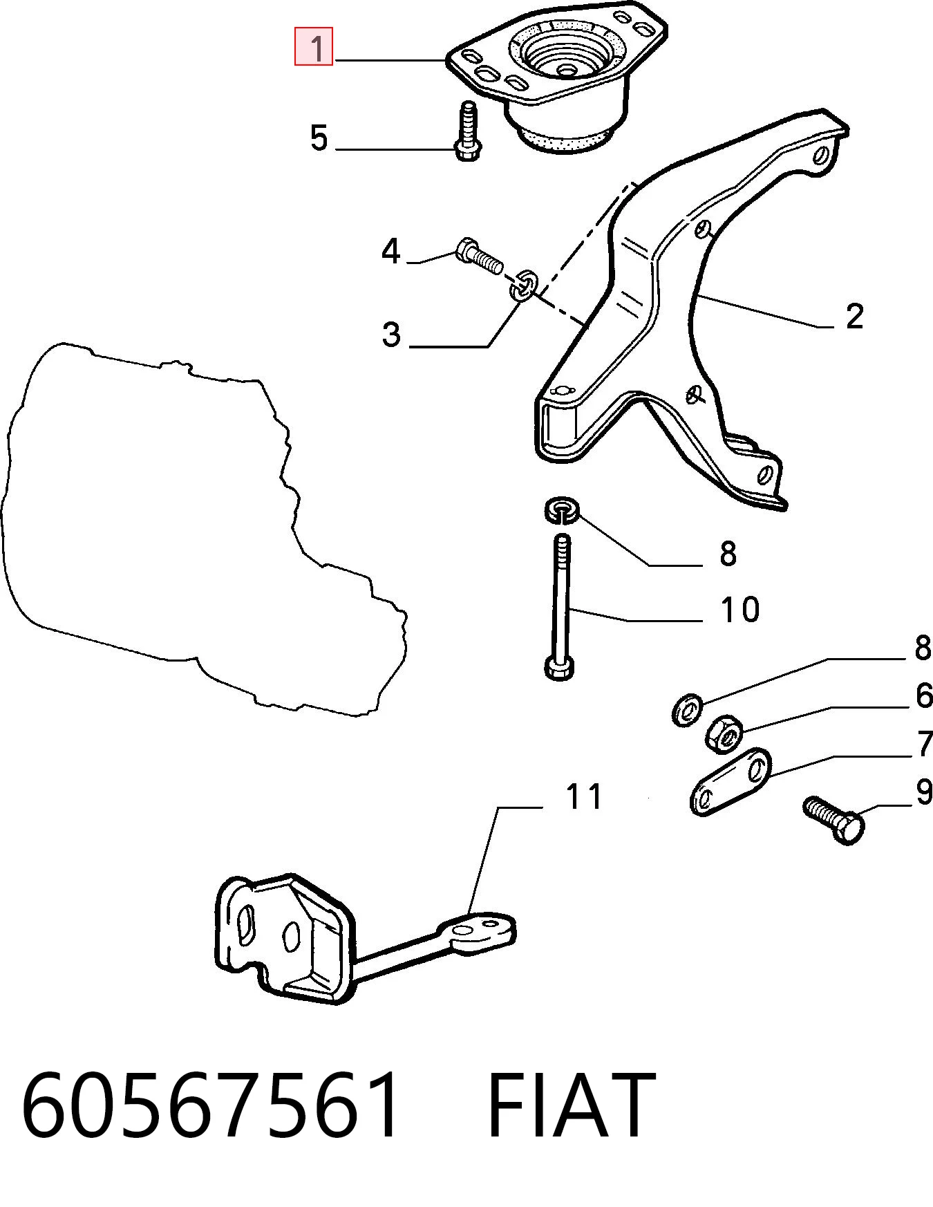 60567561 Fiat/Alfa/Lancia