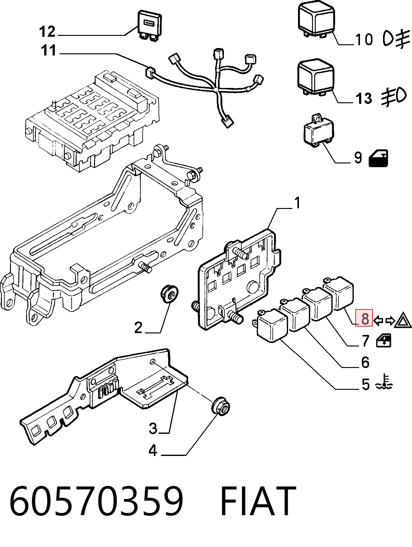 60570359 Fiat/Alfa/Lancia
