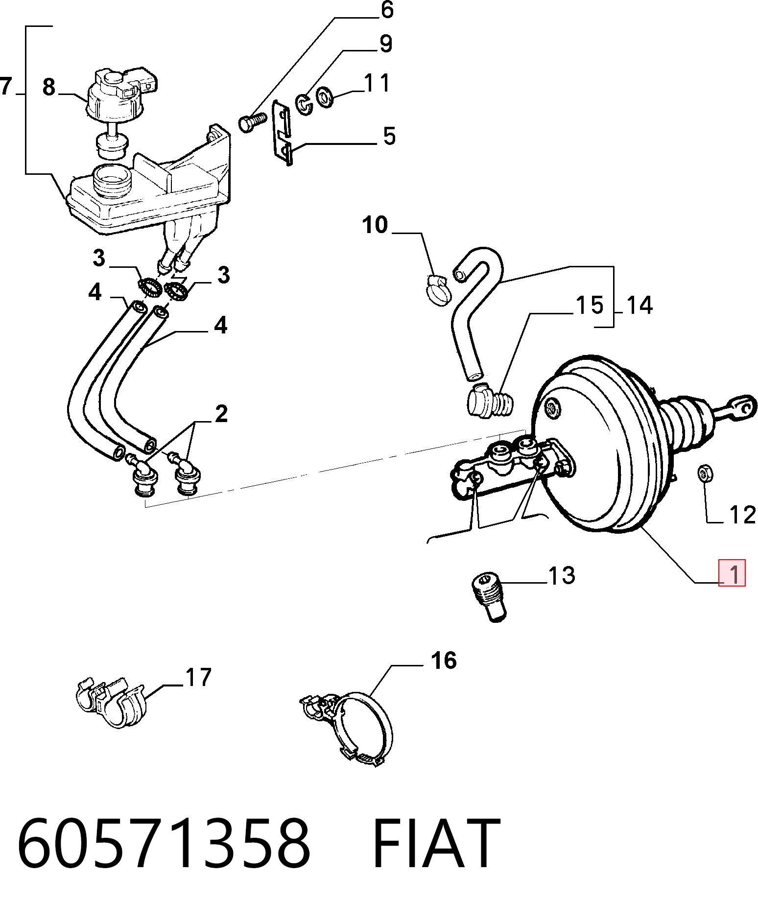 60571358 Fiat/Alfa/Lancia