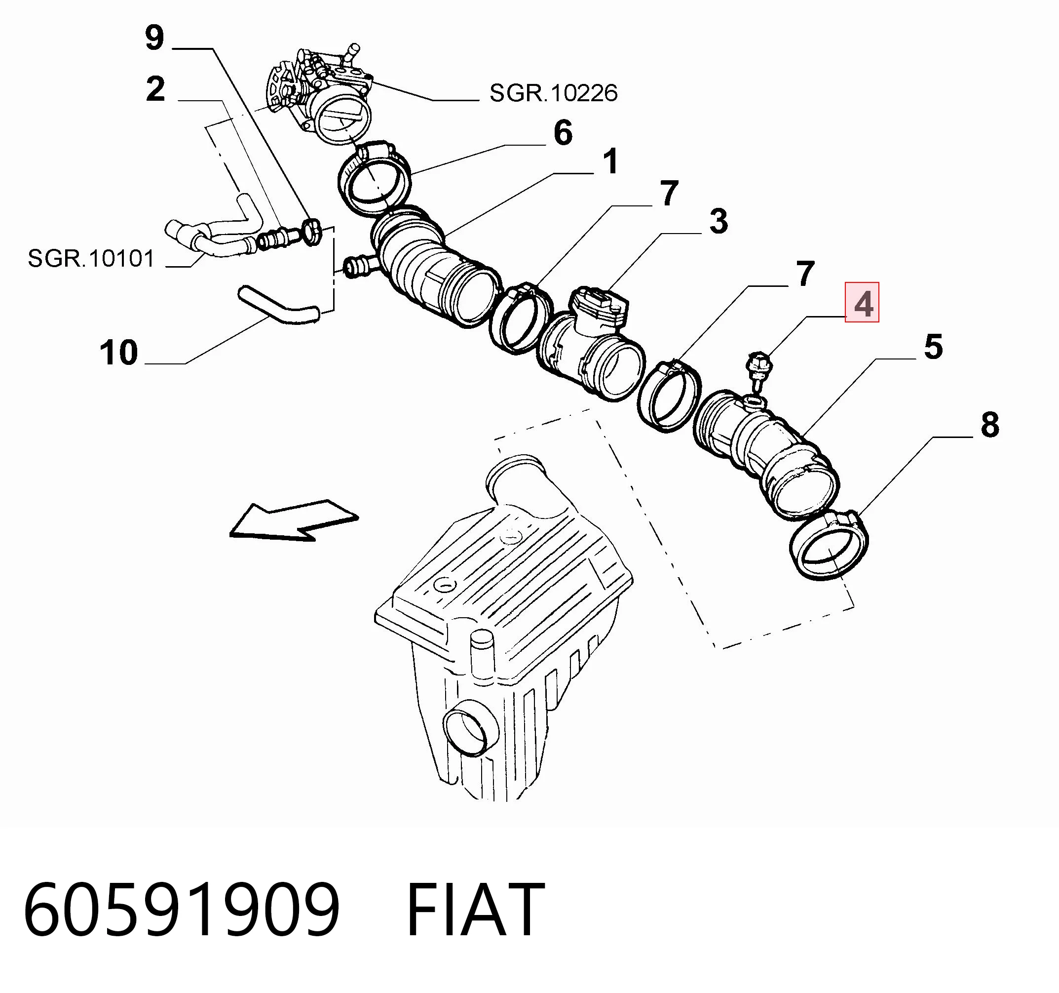  Sensor de temperatura da mistura de ar Opel Frontera A SUV (5MWL4) (1991 - 1998) A