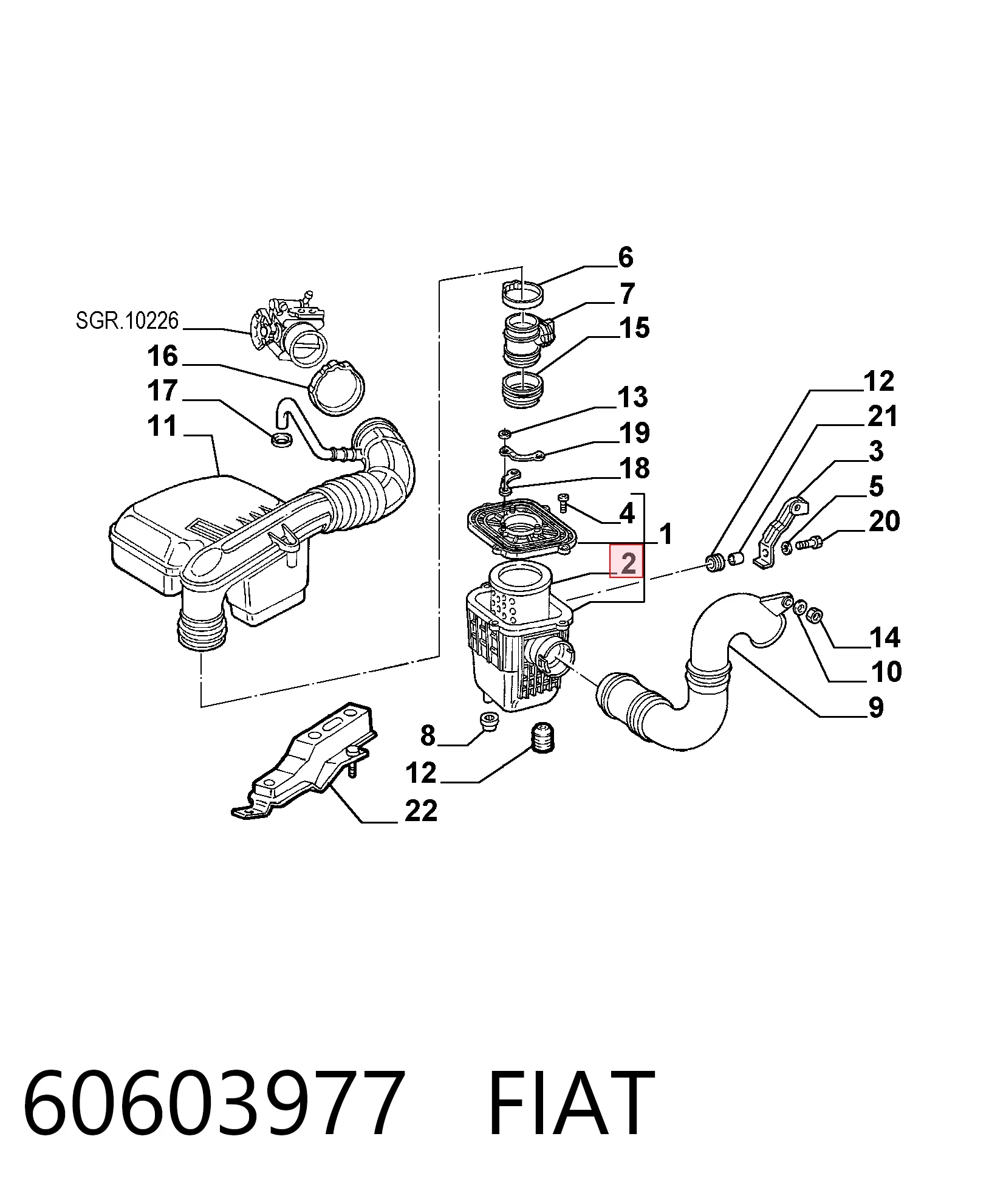 60603977 Fiat/Alfa/Lancia