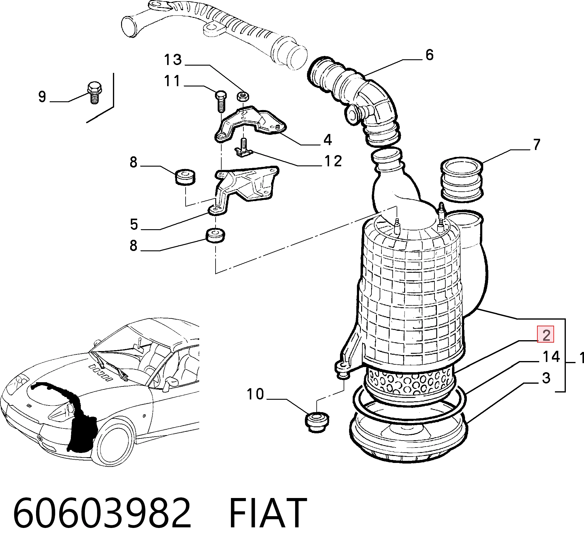 60603982 Fiat/Alfa/Lancia