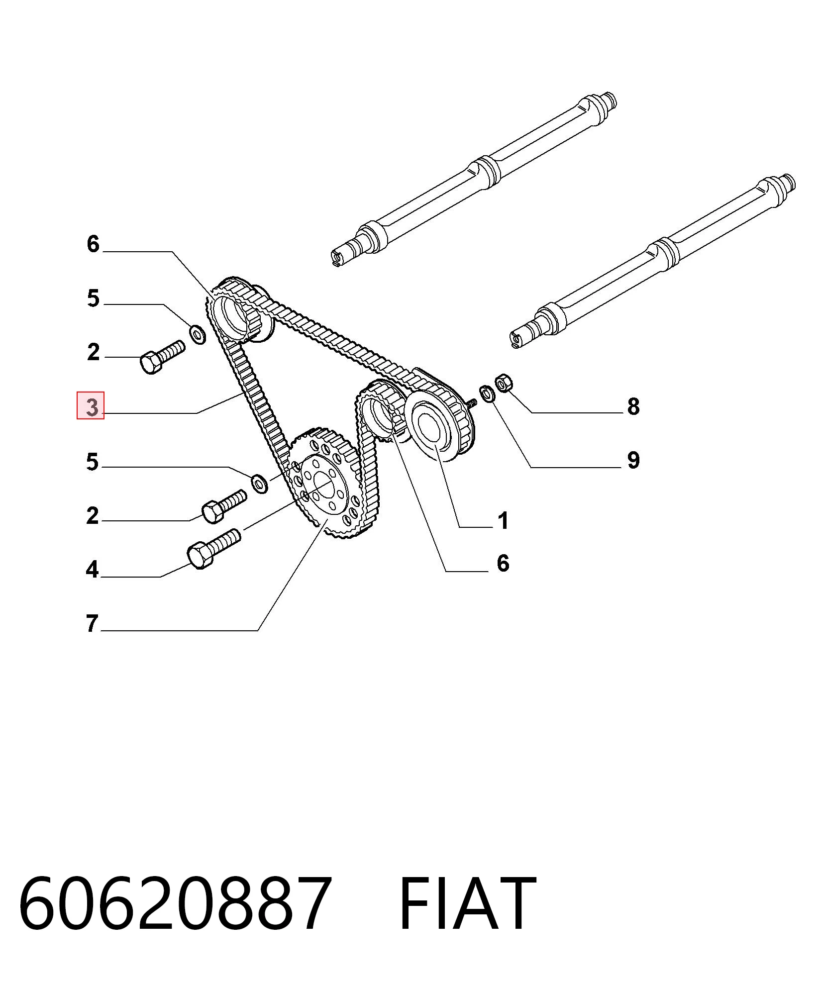 60620887 Fiat/Alfa/Lancia