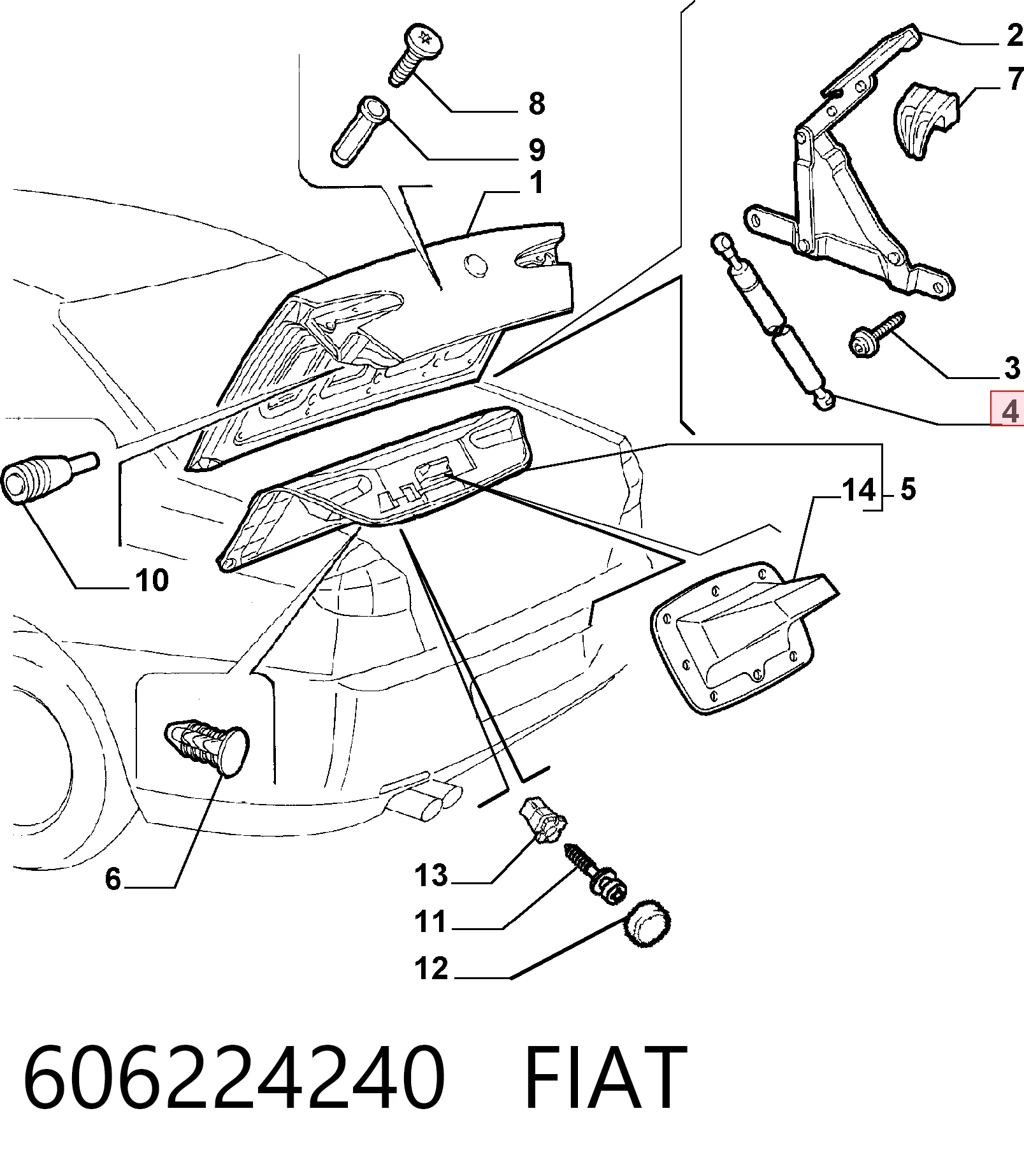 606224240 Fiat/Alfa/Lancia