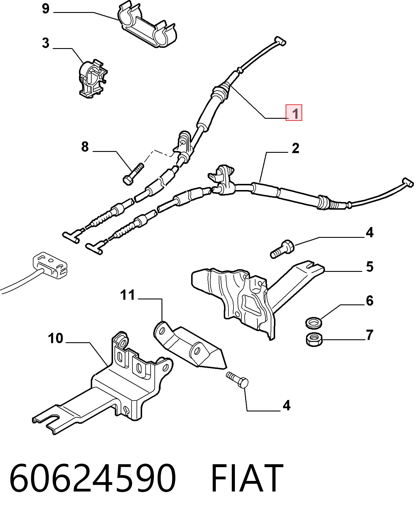 60624590 Fiat/Alfa/Lancia