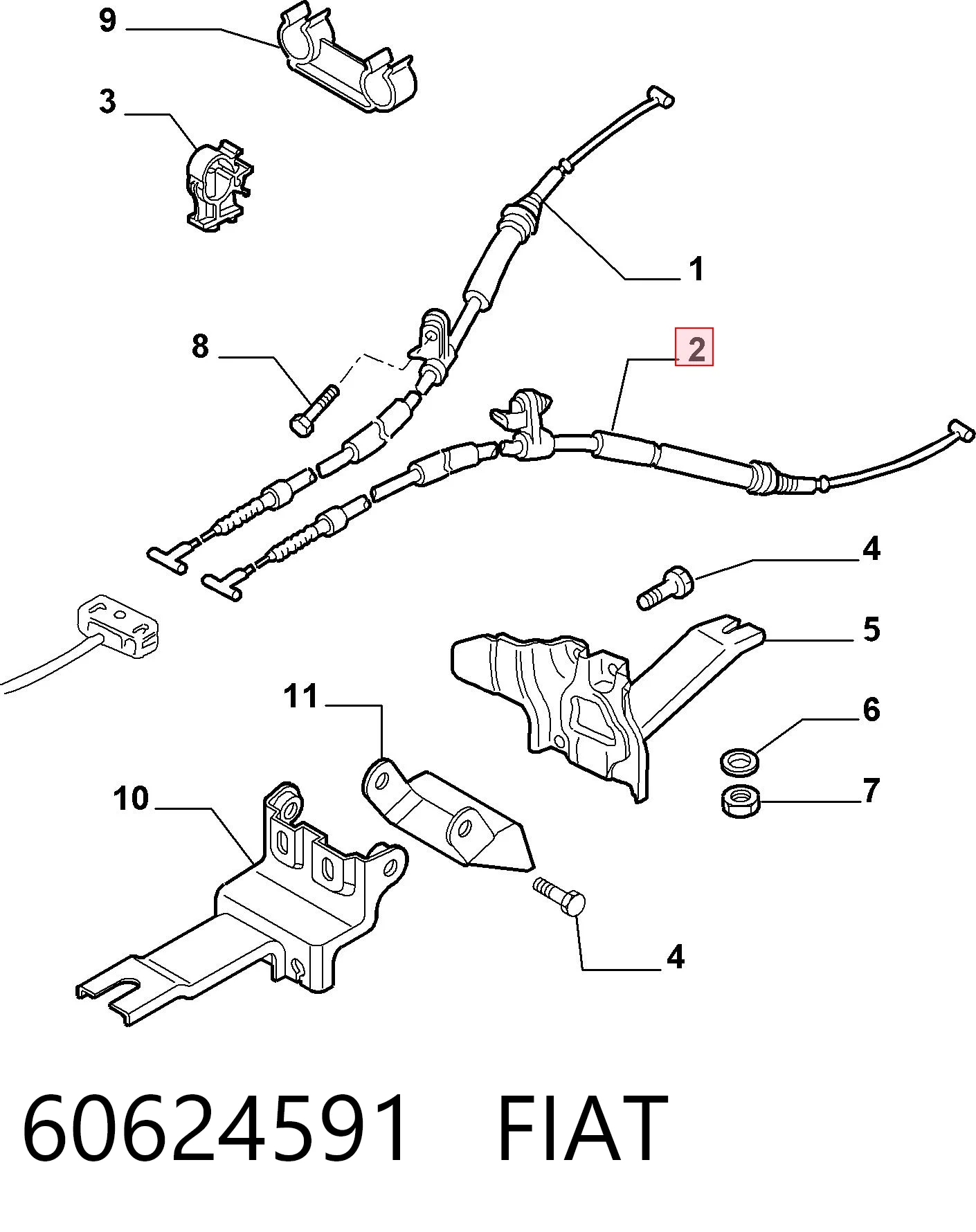 60624591 Fiat/Alfa/Lancia