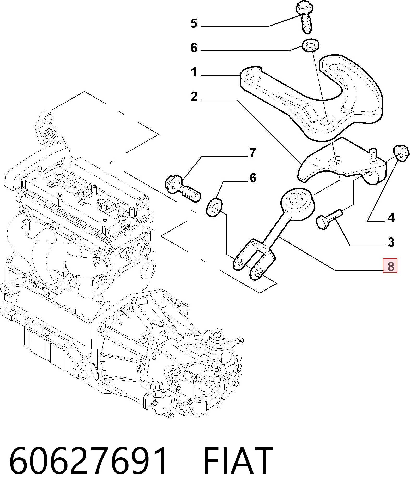60627691 Fiat/Alfa/Lancia