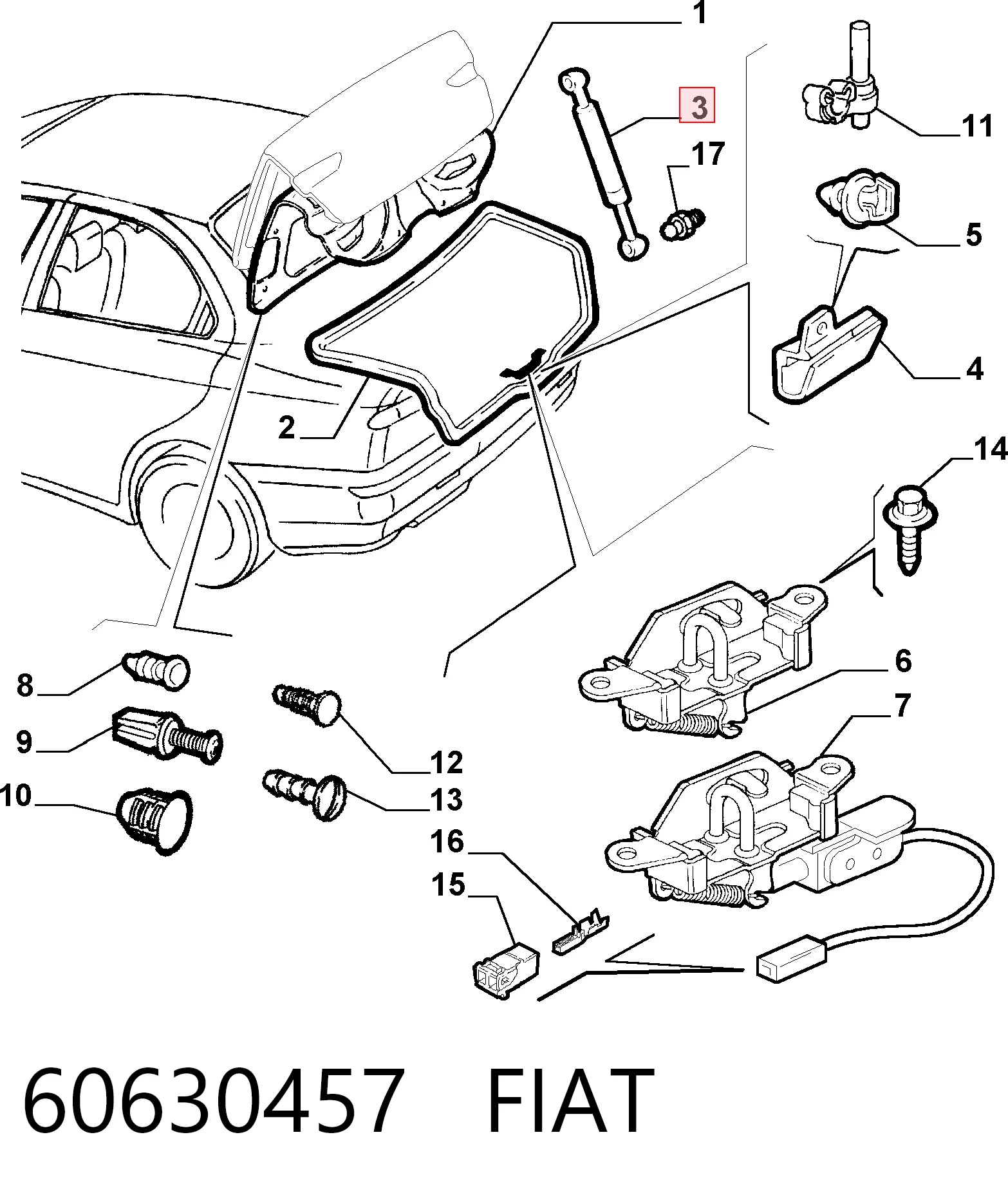 60630457 Fiat/Alfa/Lancia