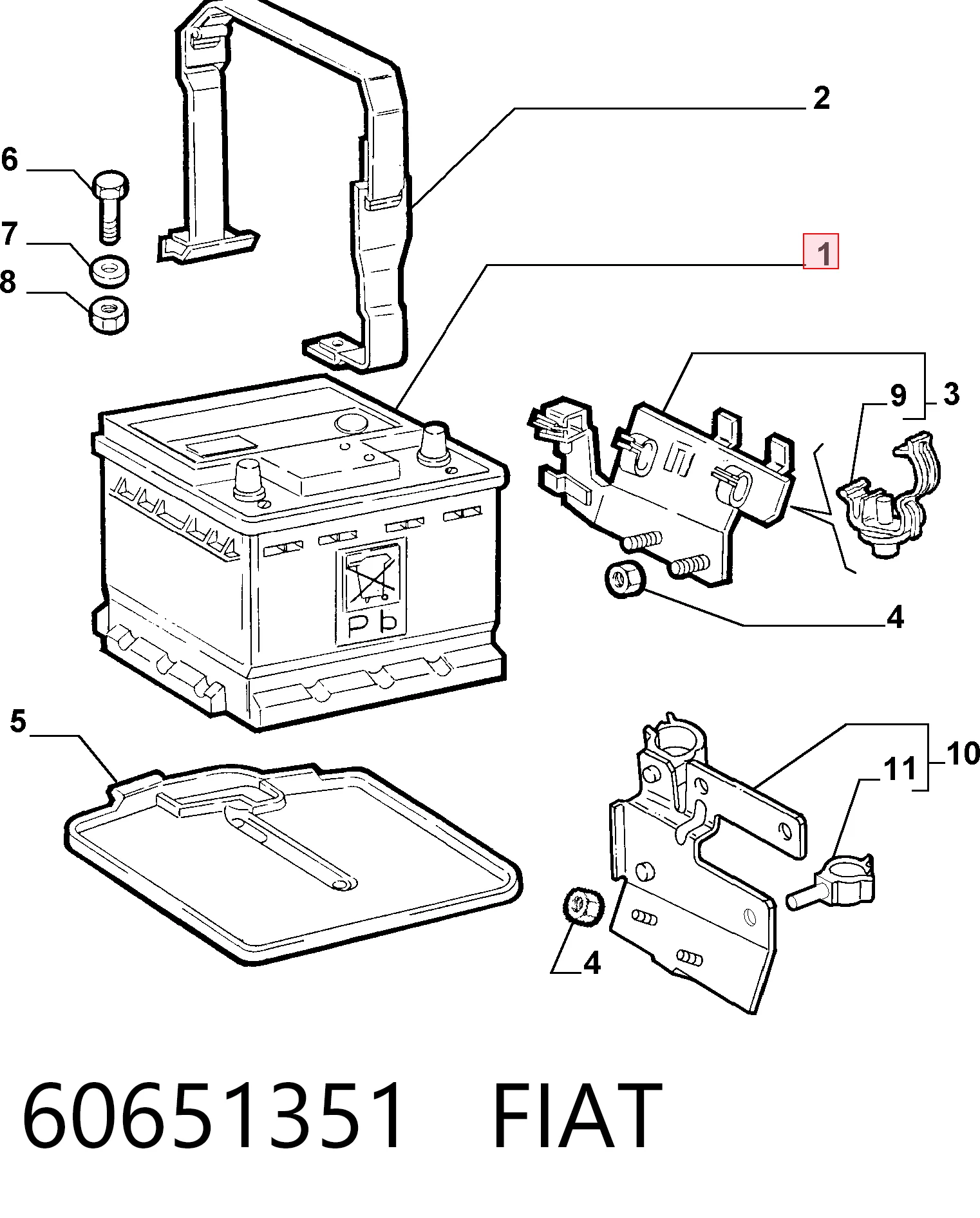 60651351 Fiat/Alfa/Lancia