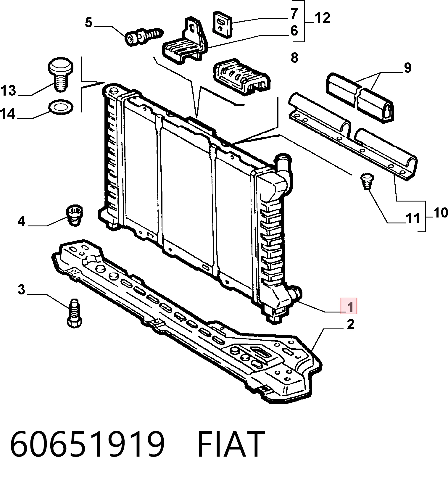 60651919 Fiat/Alfa/Lancia