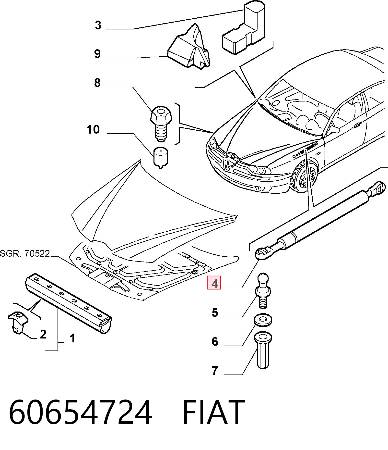 60654724 Fiat/Alfa/Lancia
