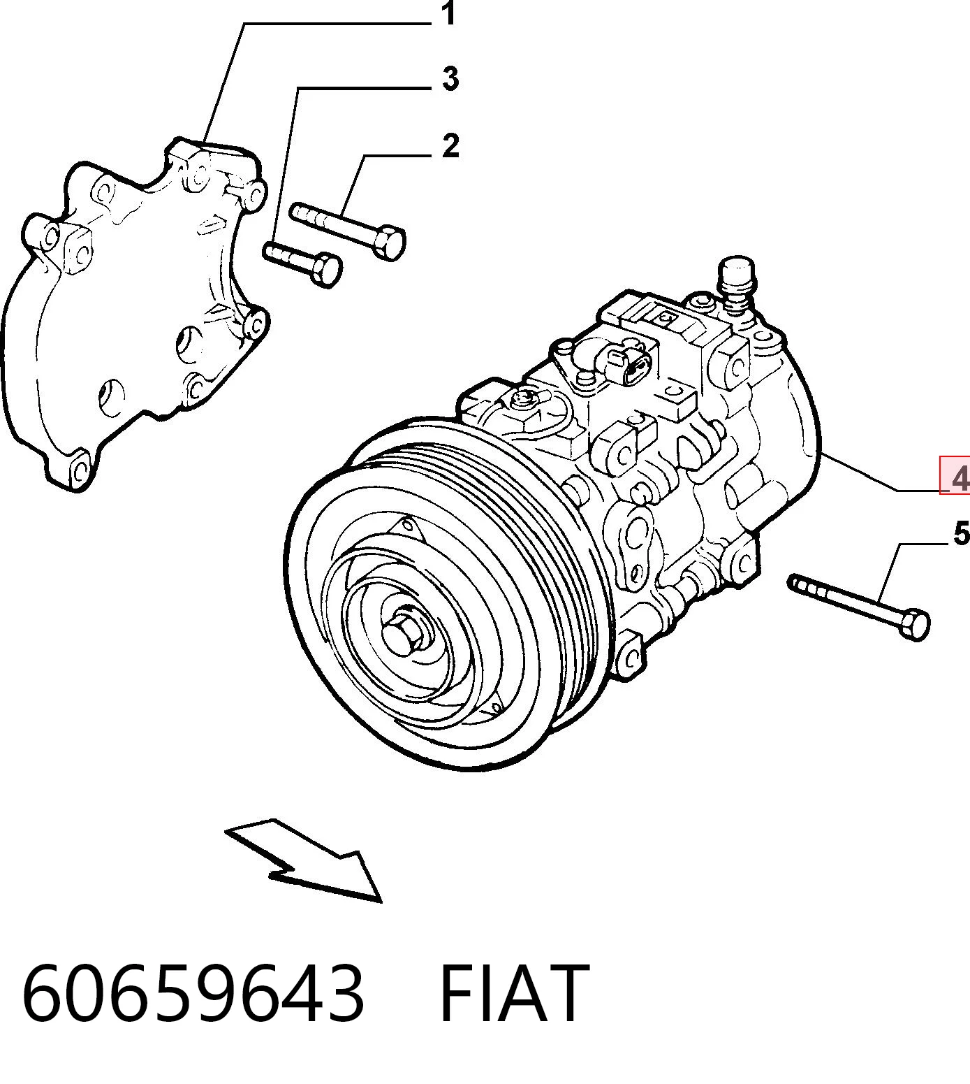 60659643 Fiat/Alfa/Lancia