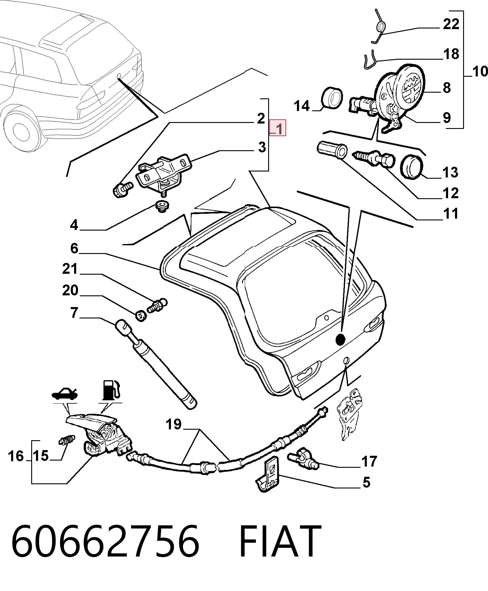 Porta traseira (3ª/5ª porta-malas (tampa de alcapão) Alfa Romeo 156  932 ao melhor preço