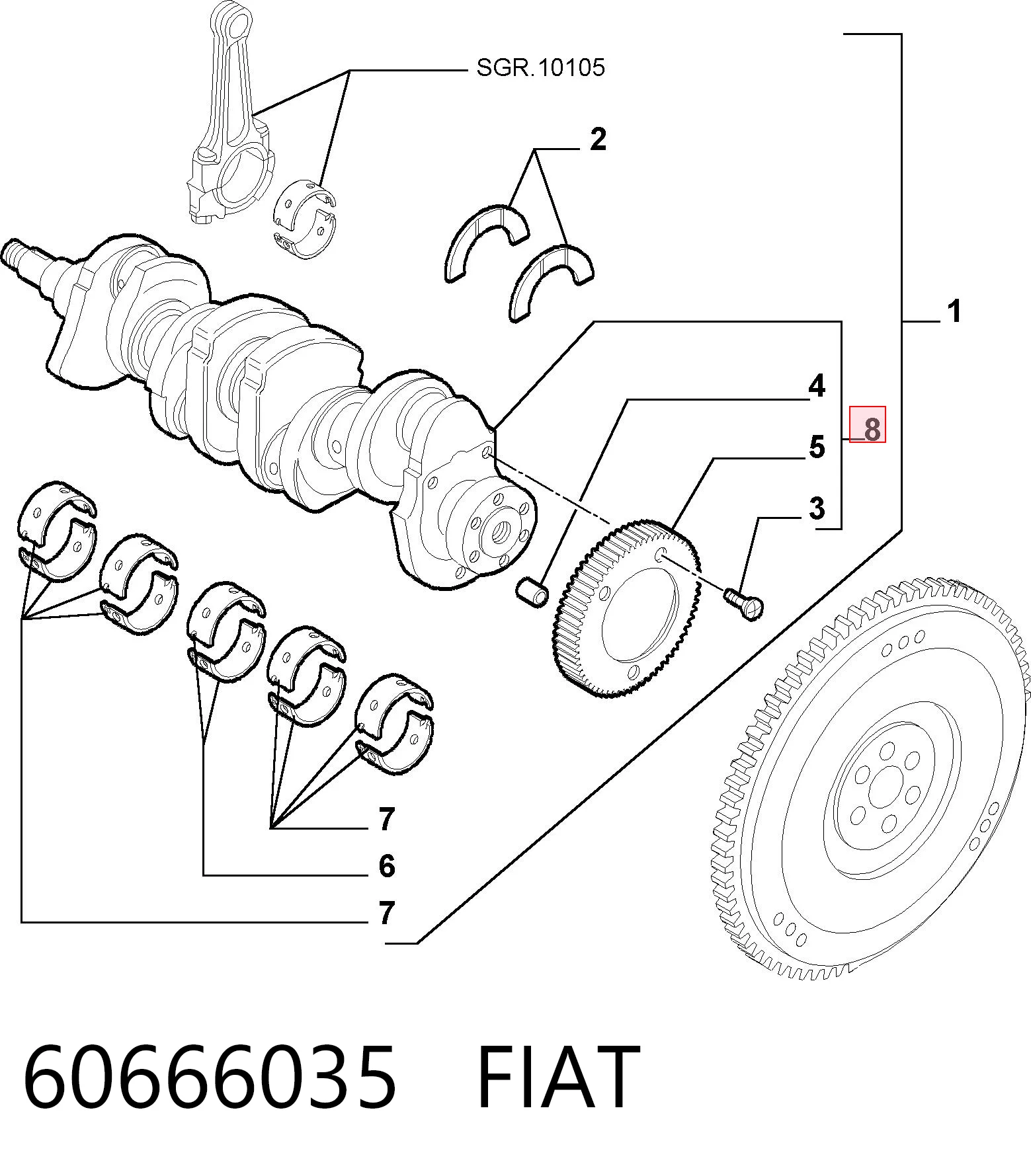 60666035 Fiat/Alfa/Lancia