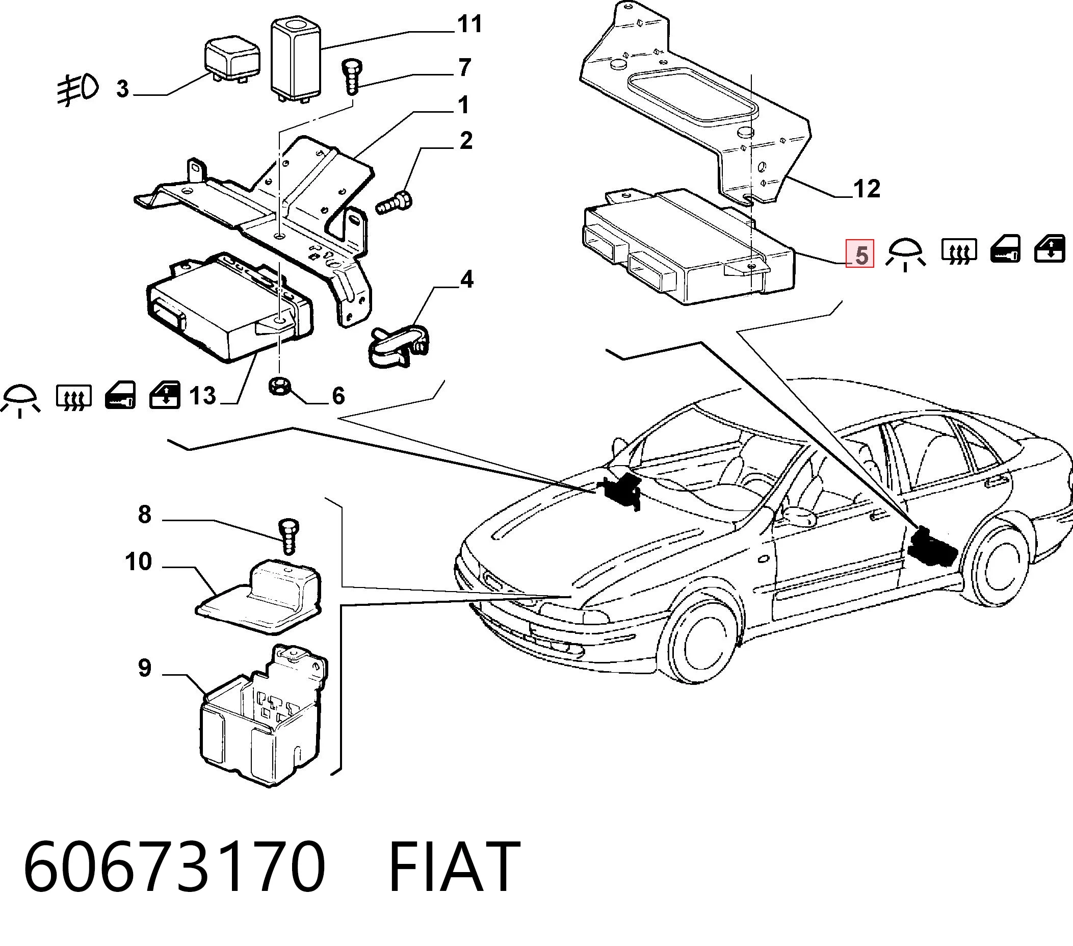 60673170 Fiat/Alfa/Lancia