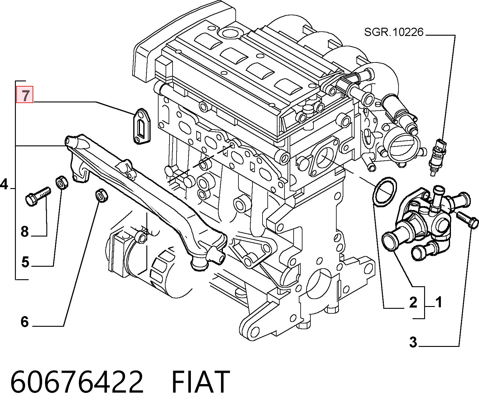 60676422 Fiat/Alfa/Lancia