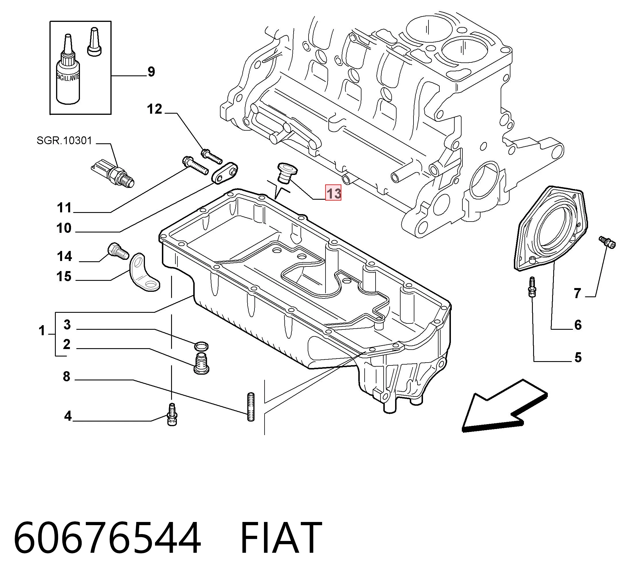 60676544 Fiat/Alfa/Lancia