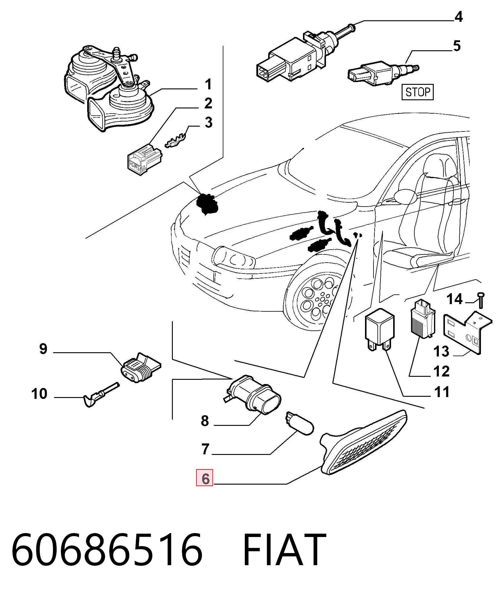60686516 Fiat/Alfa/Lancia