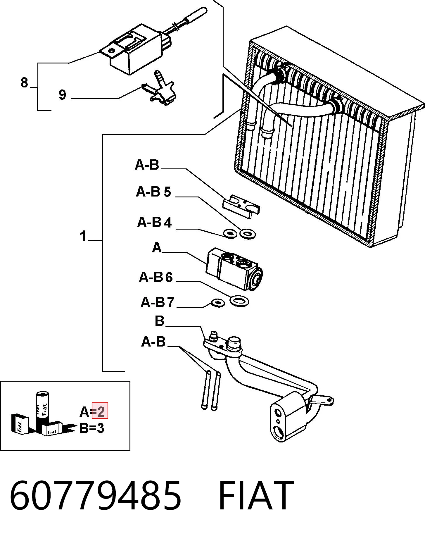 60779485 Fiat/Alfa/Lancia