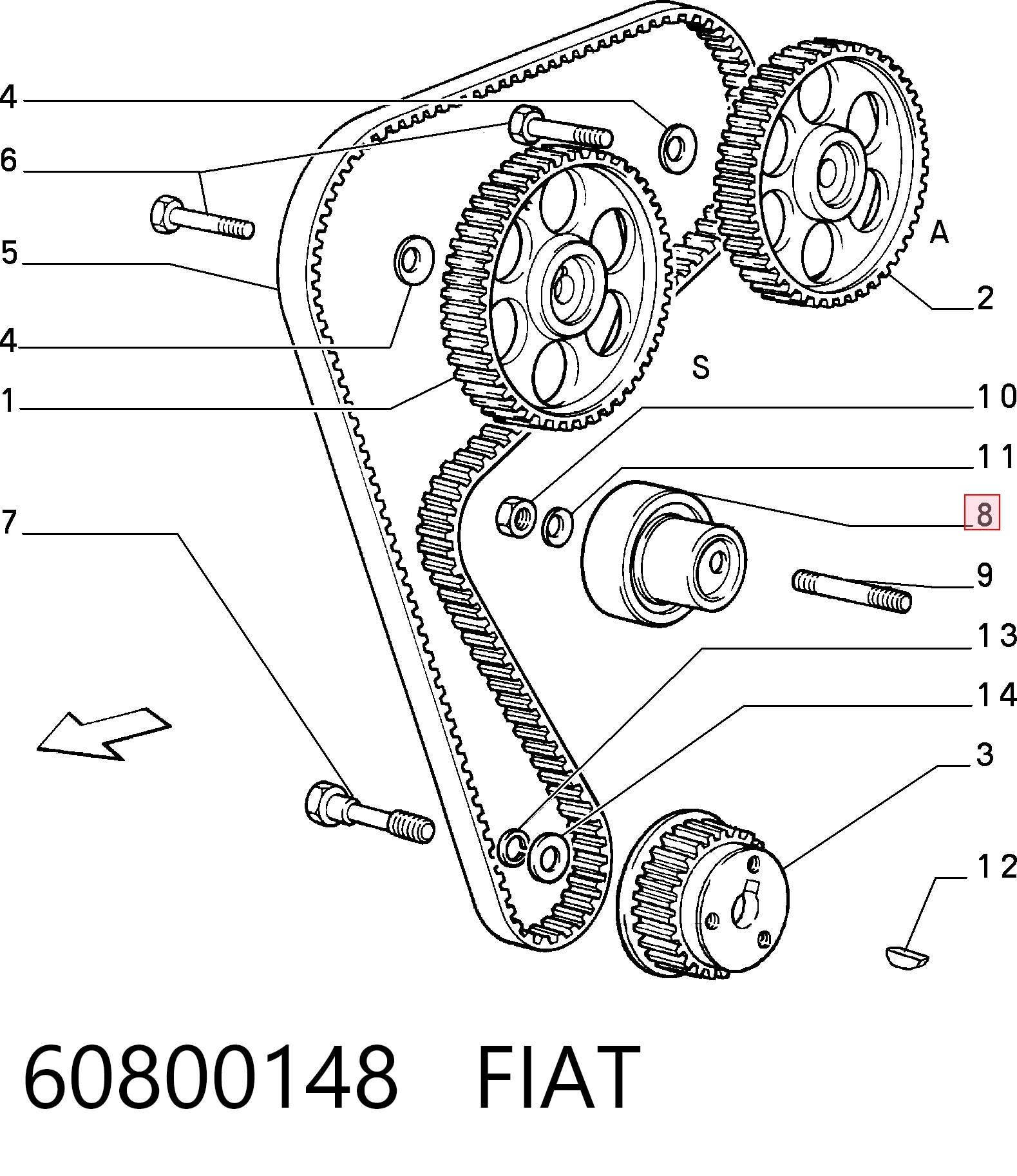 60800148 Fiat/Alfa/Lancia