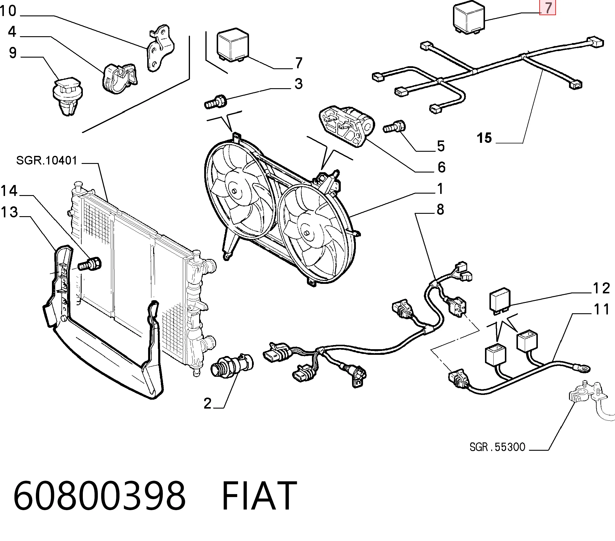 60800398 Fiat/Alfa/Lancia