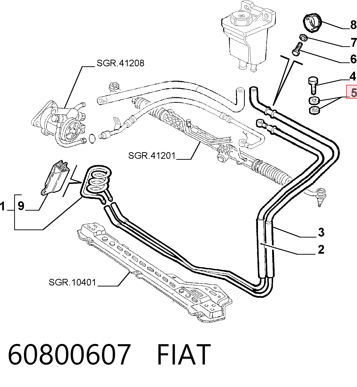 60800607 Fiat/Alfa/Lancia