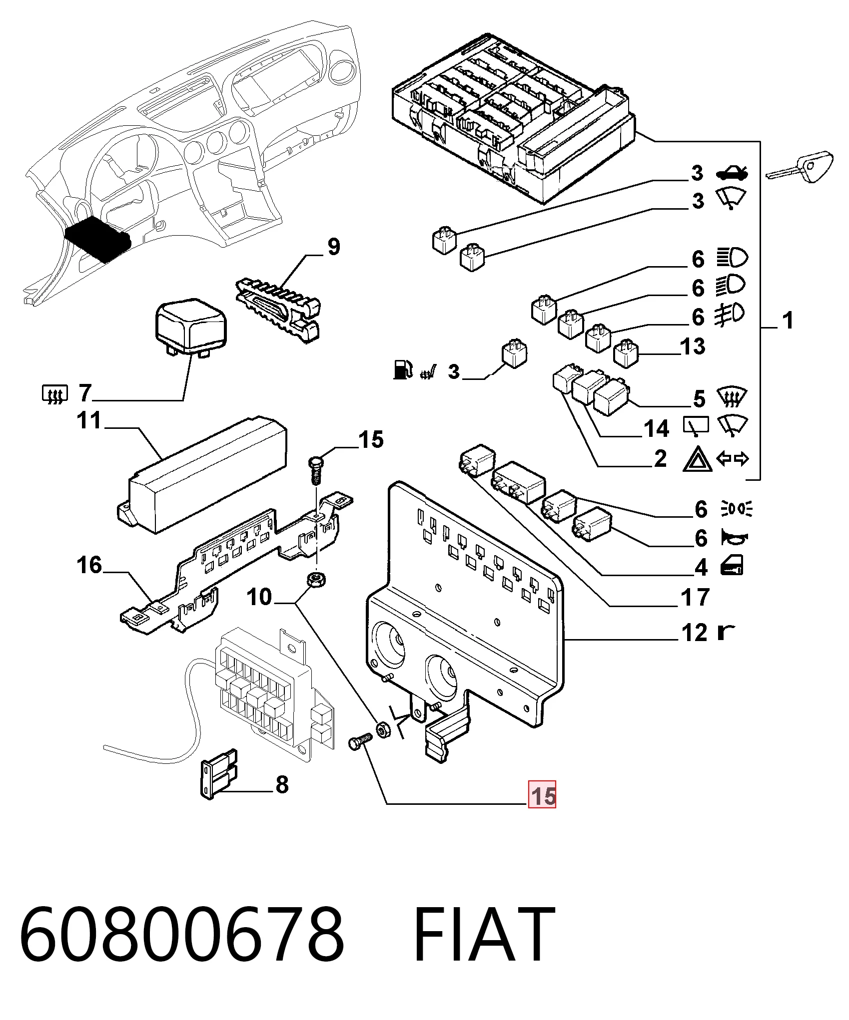 60800678 Fiat/Alfa/Lancia