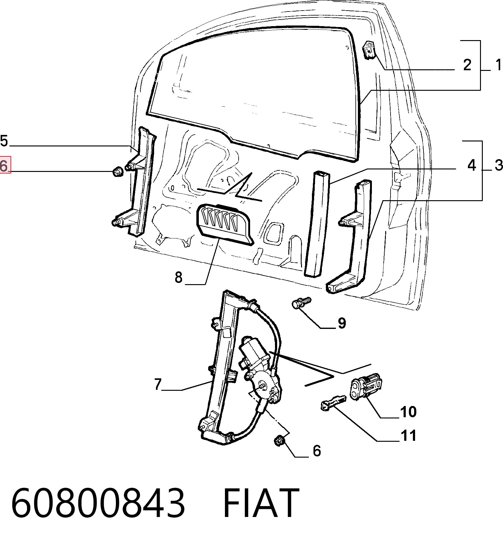 60800843 Fiat/Alfa/Lancia